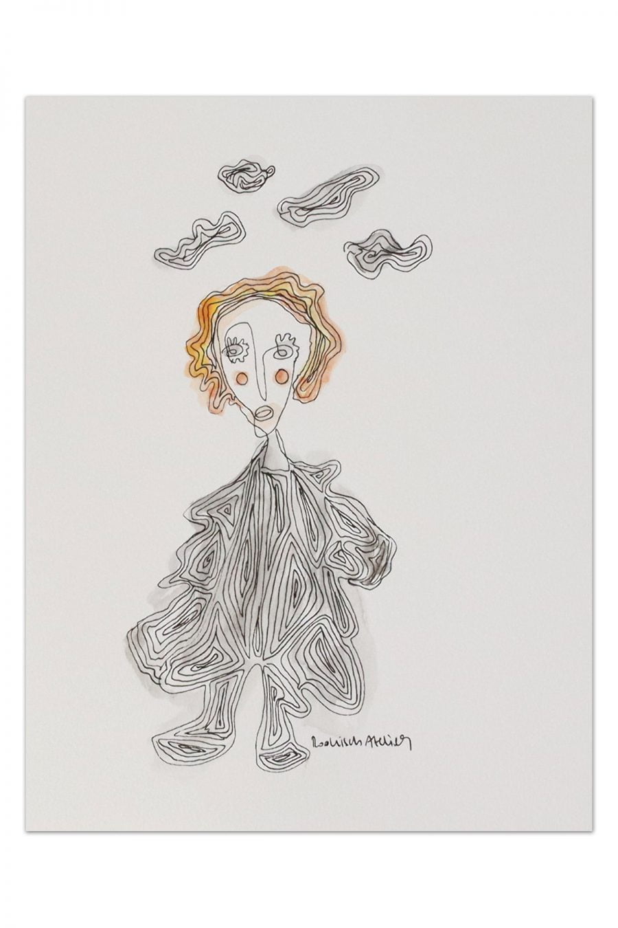 Rookisch Atelier Art Orjinal Çizim - 1930566291955